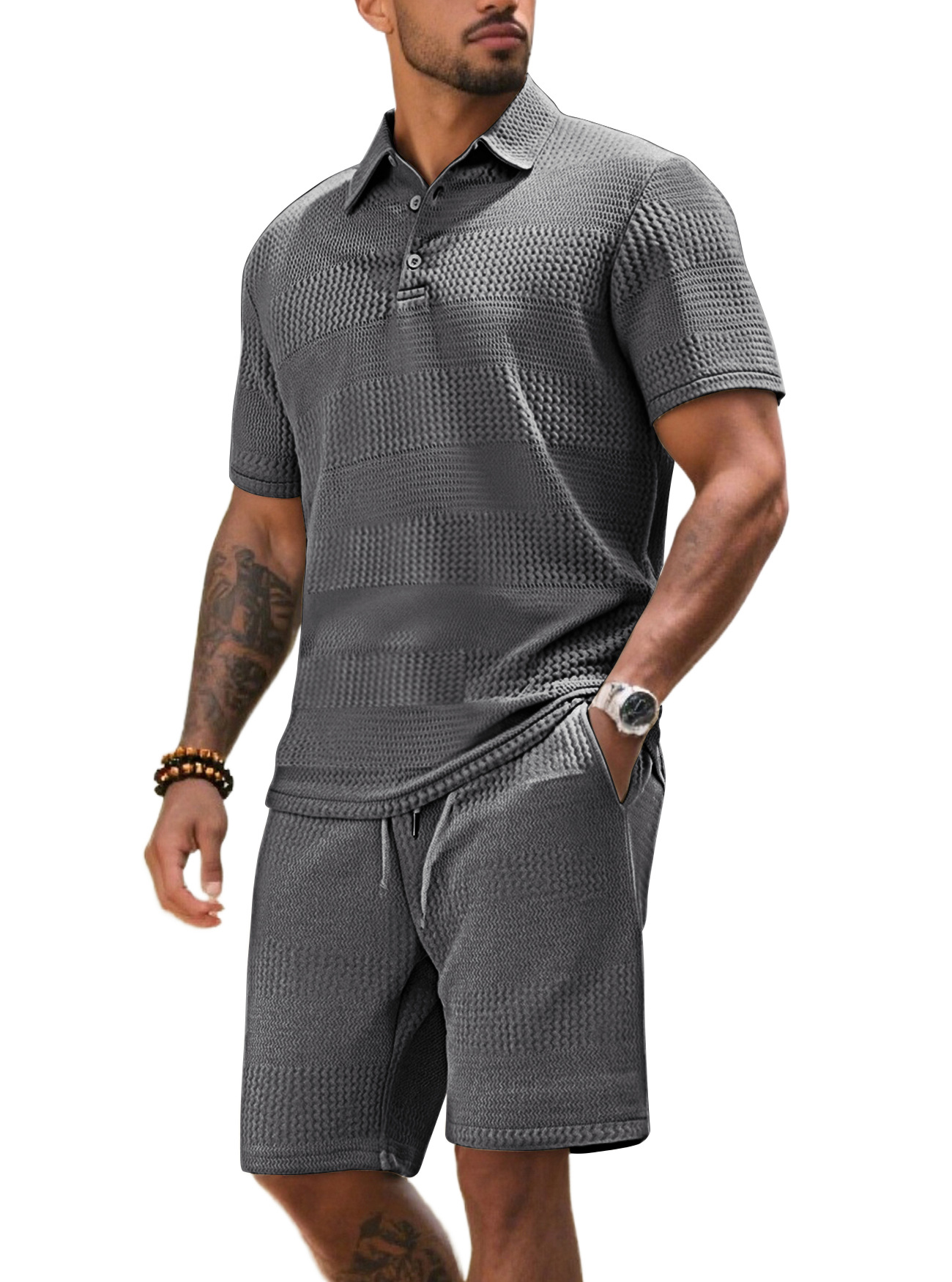 Waffle Polo Set
