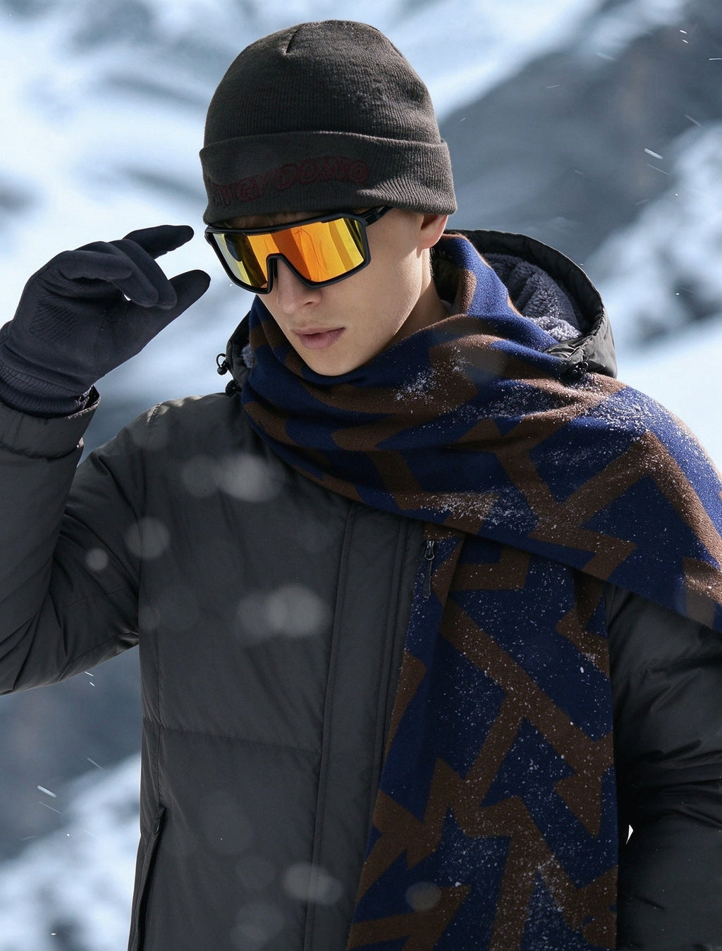 Men's Fleece‑Lined Winter Jacket | Waterproof Windproof Hooded Outdoor Ski Coat M‑6XL