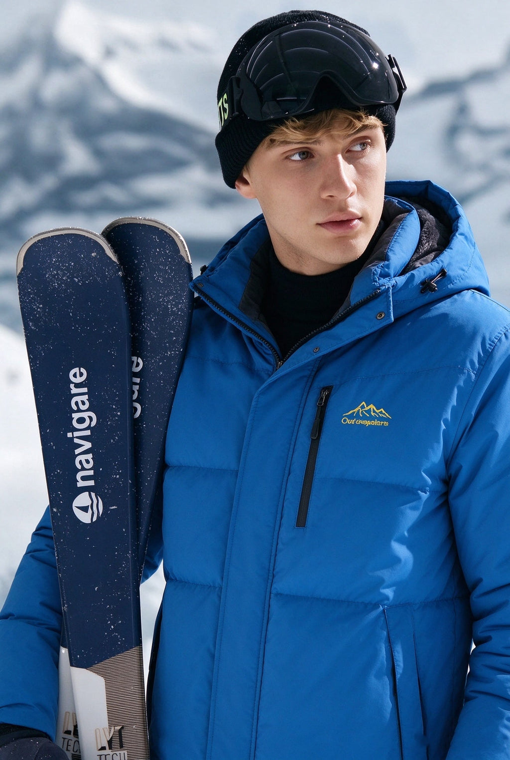 Men's Fleece‑Lined Winter Jacket | Waterproof Windproof Hooded Outdoor Ski Coat M‑6XL